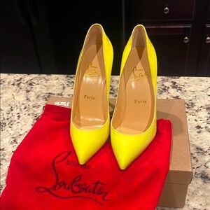 Christian Louboutin Bright Yellow Heels